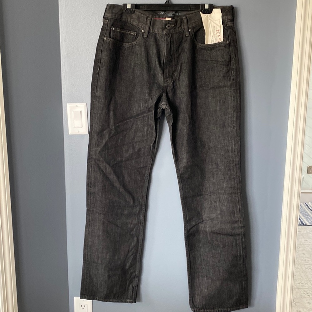 Men’s Banana Republic Jeans NWT straight leg size 35x34